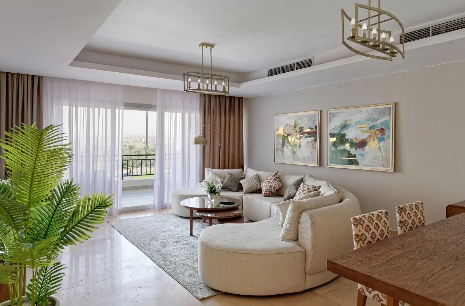 Luxurious Furnished Apartment for Rent in Cairo Festival City - 160 sqm