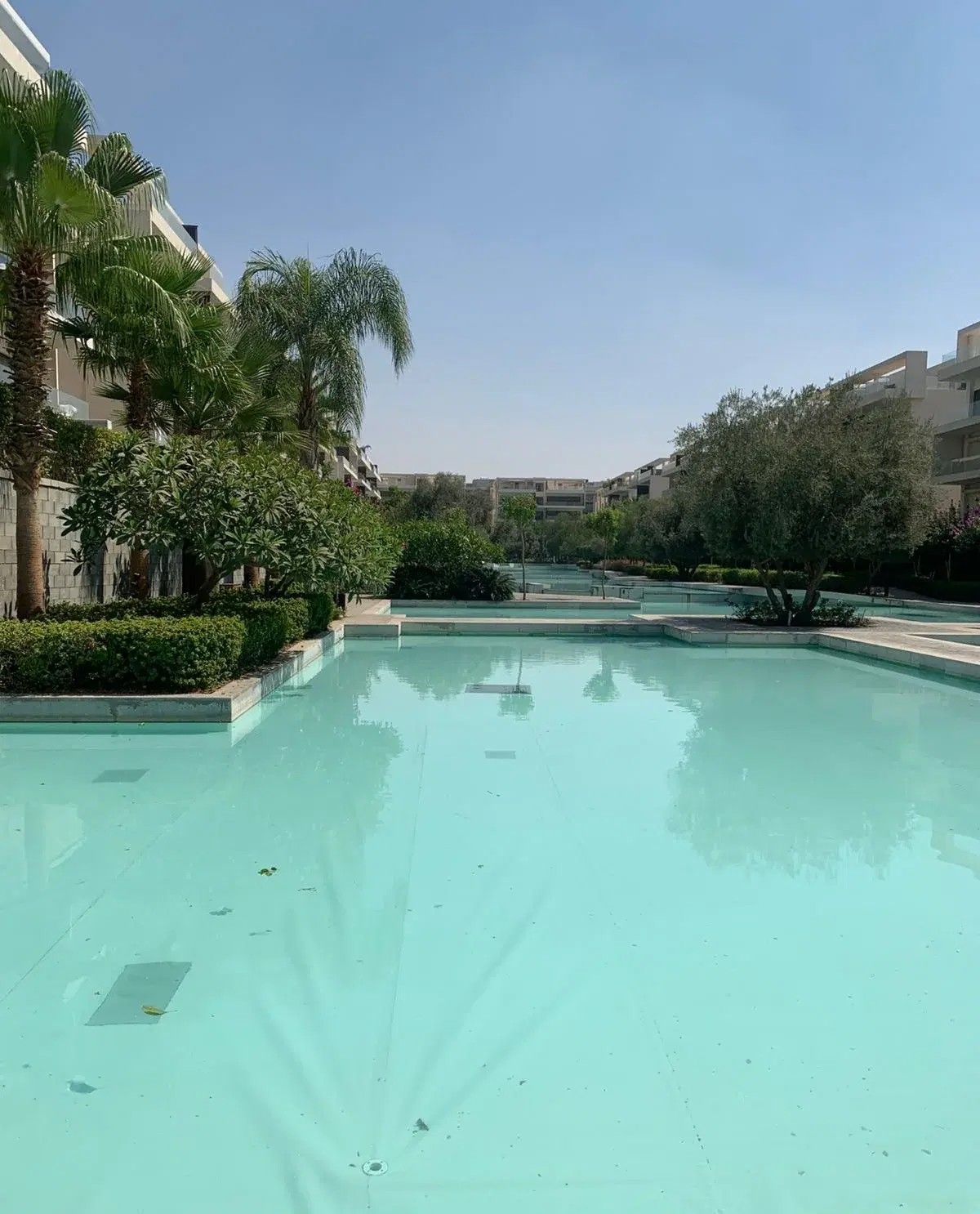 Ground floor apartment for sale in Lake View Residence with private pool