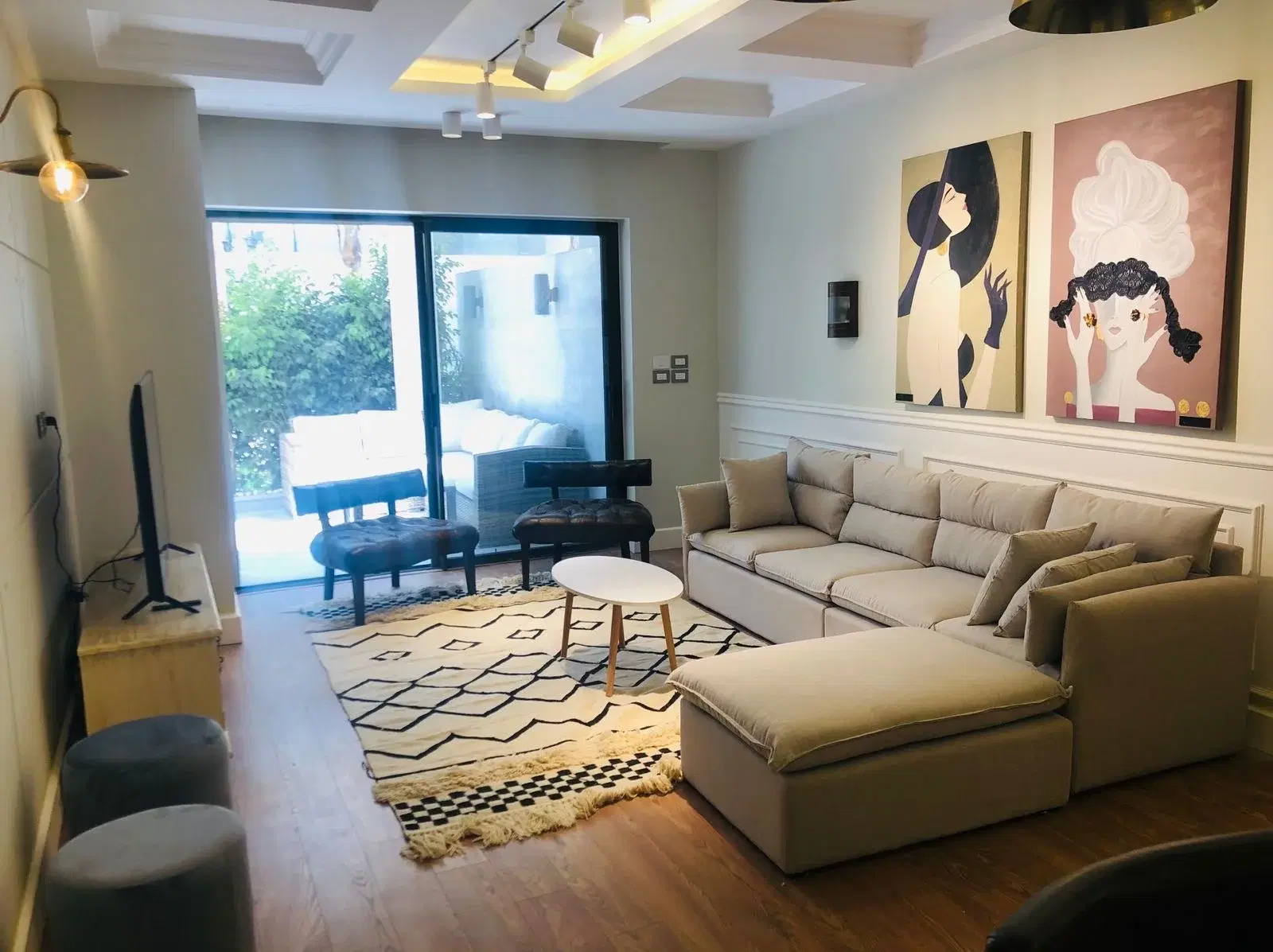 Lake View ground rent: furnished 2BR with 100 sqm private garden