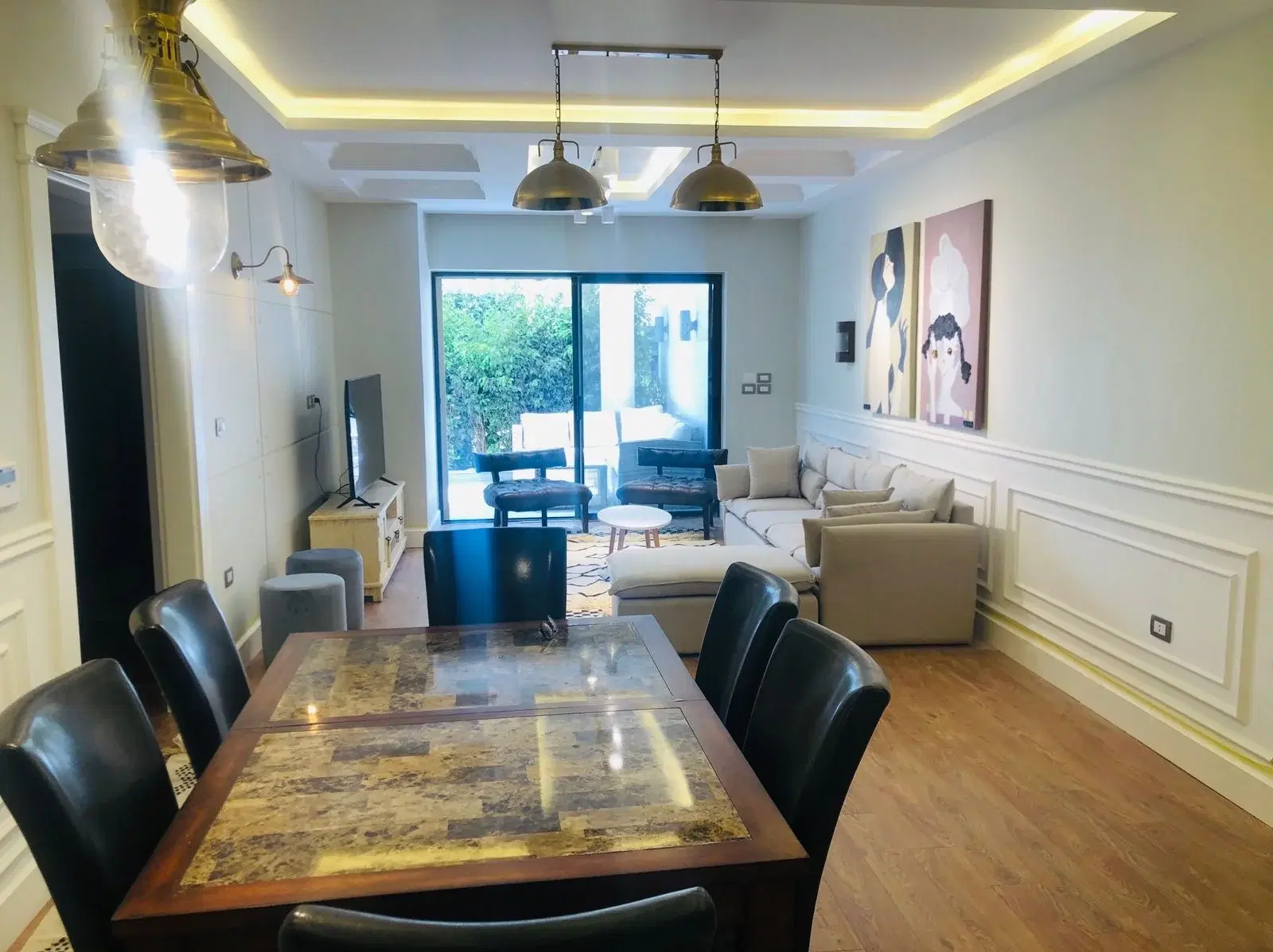 Lake View ground rent: furnished 2BR with 100 sqm private garden
