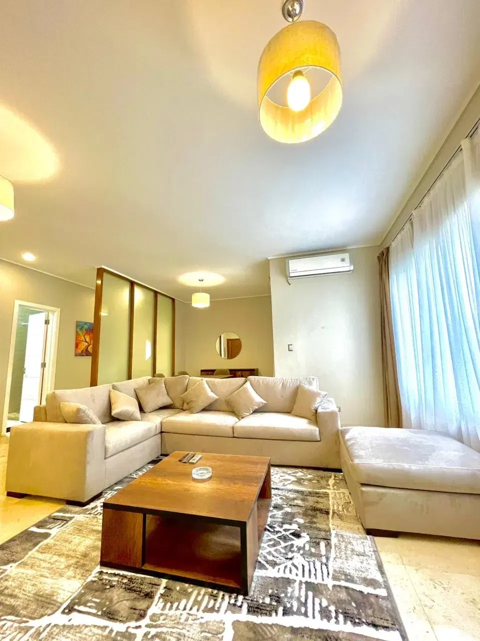 Furnished ground floor apartment rent in The Village Gate, garden