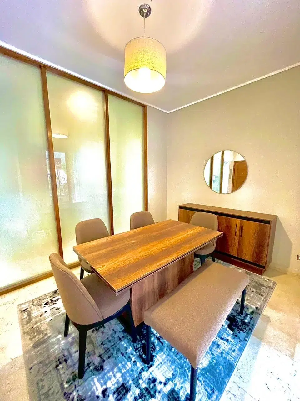 Furnished ground floor apartment rent in The Village Gate, garden
