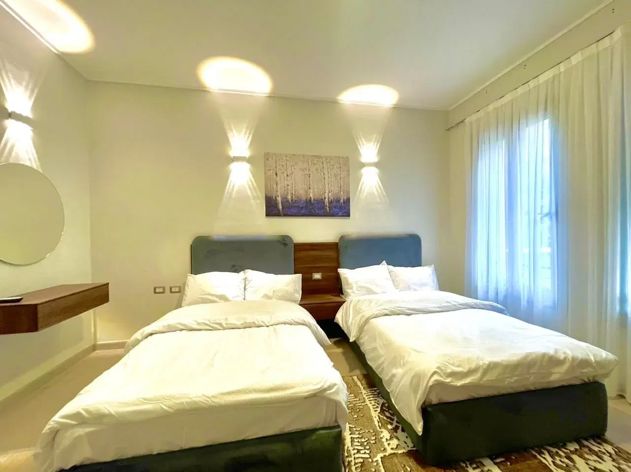 Furnished ground floor apartment rent in The Village Gate, garden