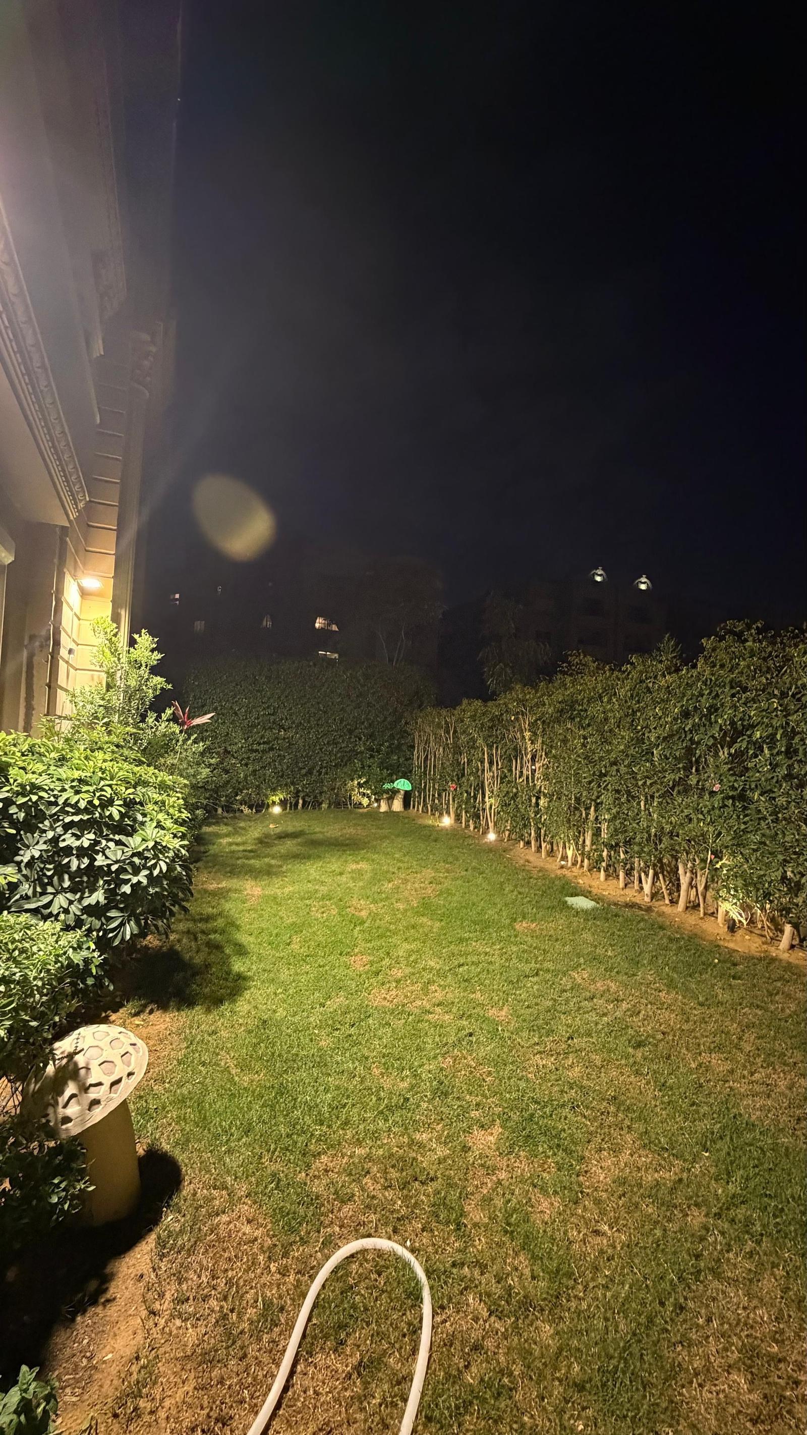 3-bed ground apartment in Ramblas, New Cairo — 240 sqm + 100 sqm garden