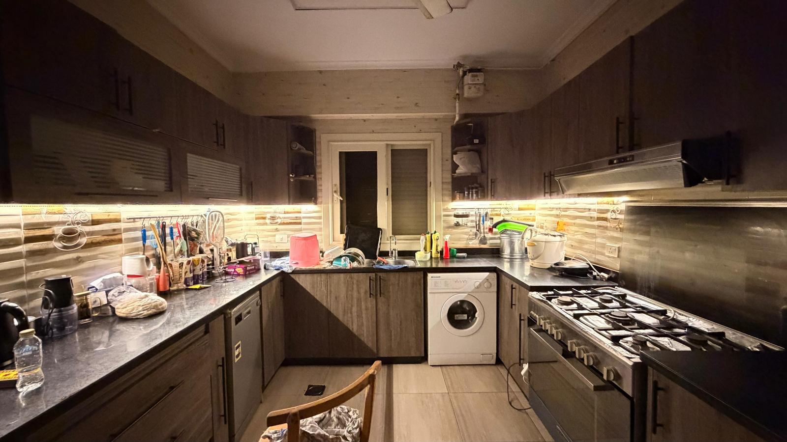 3-bed ground apartment in Ramblas, New Cairo — 240 sqm + 100 sqm garden