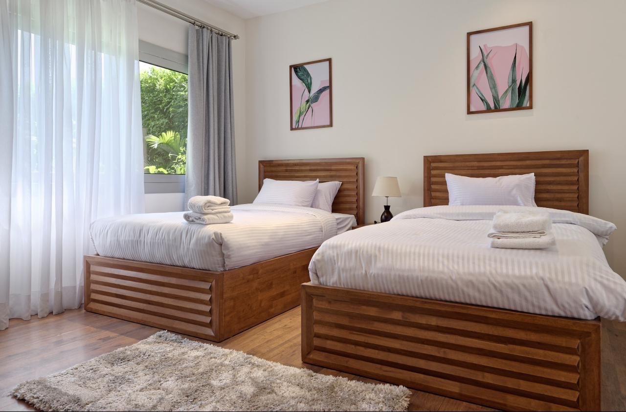 Furnished Apartment with Garden in Cairo Festival City for Rent