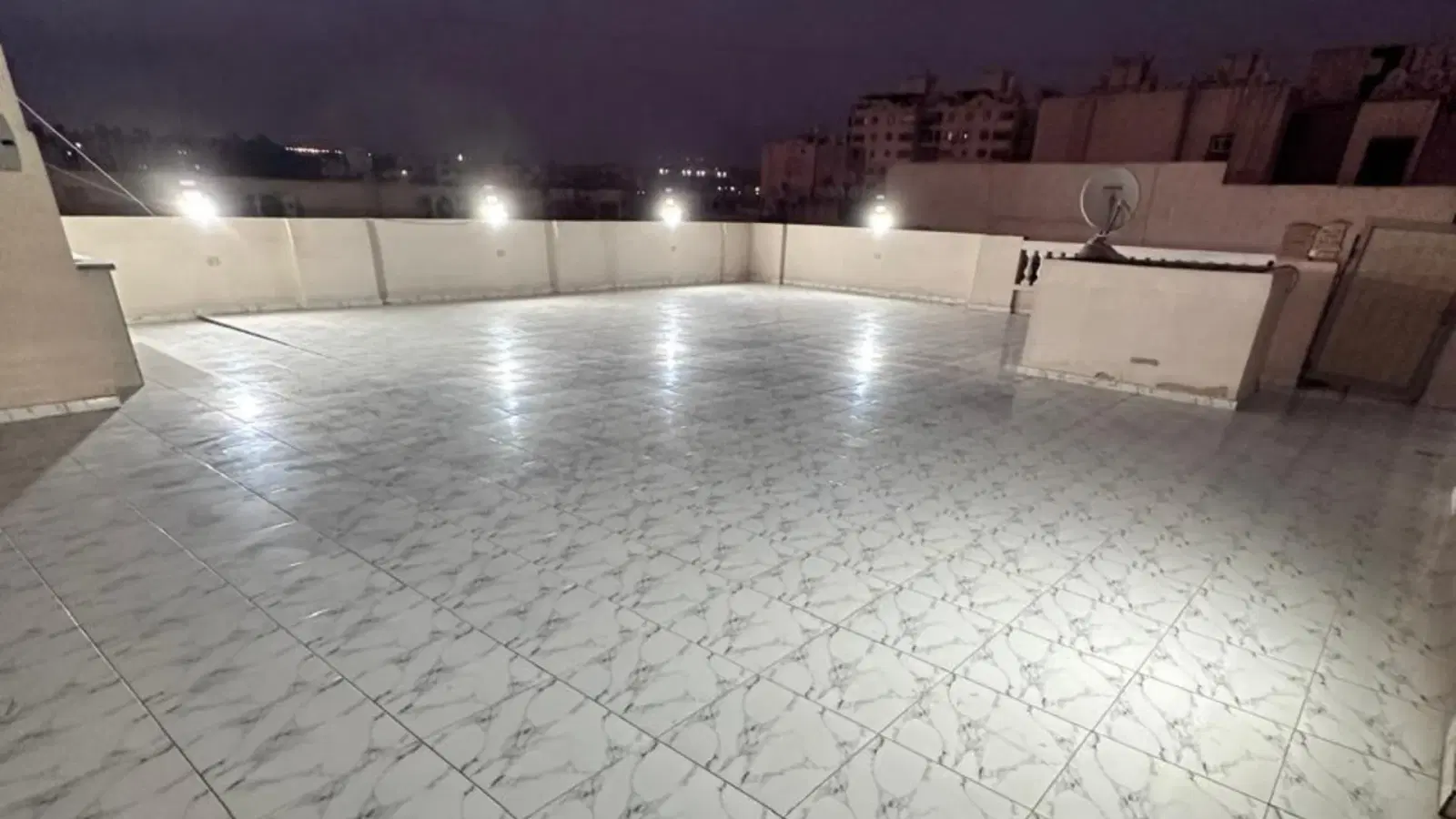 A furnished roof apartment for rent in Zahraa El Maadi, offering generous spaces, full finishing, an