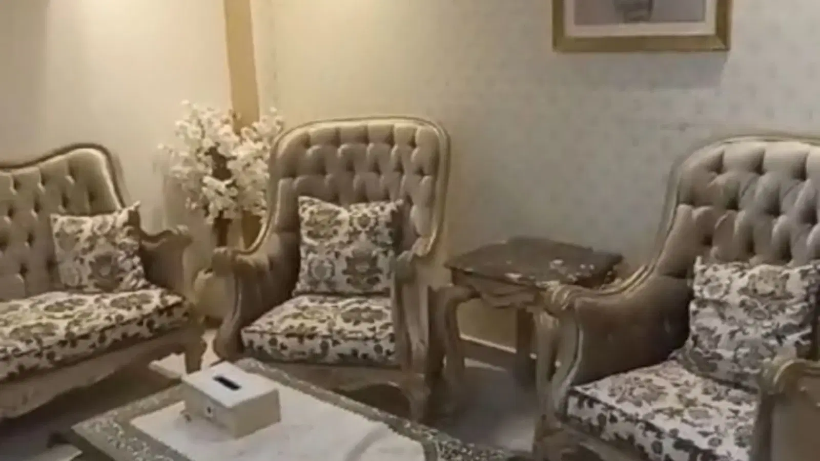 A furnished roof apartment for rent in Zahraa El Maadi, offering generous spaces, full finishing, an