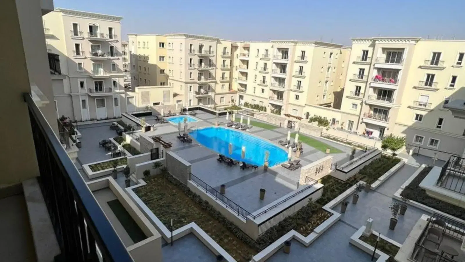 Furnished apartment for rent in Mivida Boulevard by Emaar with central AC