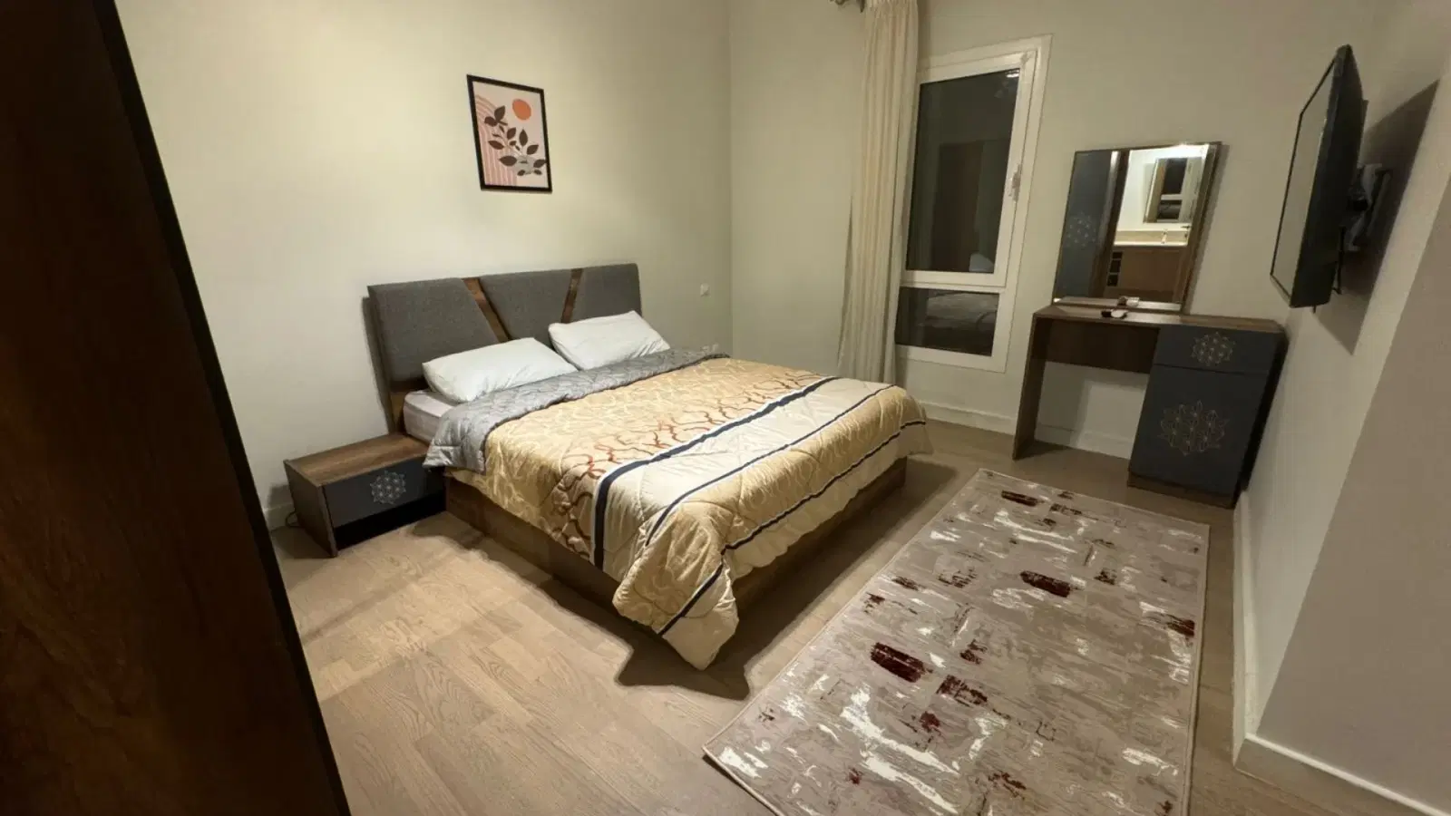 Furnished apartment for rent in Mivida Boulevard by Emaar with central AC