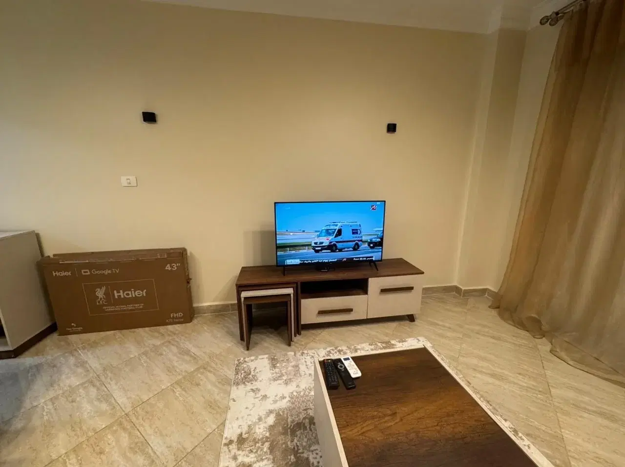 Apartment for rent in Dar Misr Al Qarnfel fully furnished and ready to move