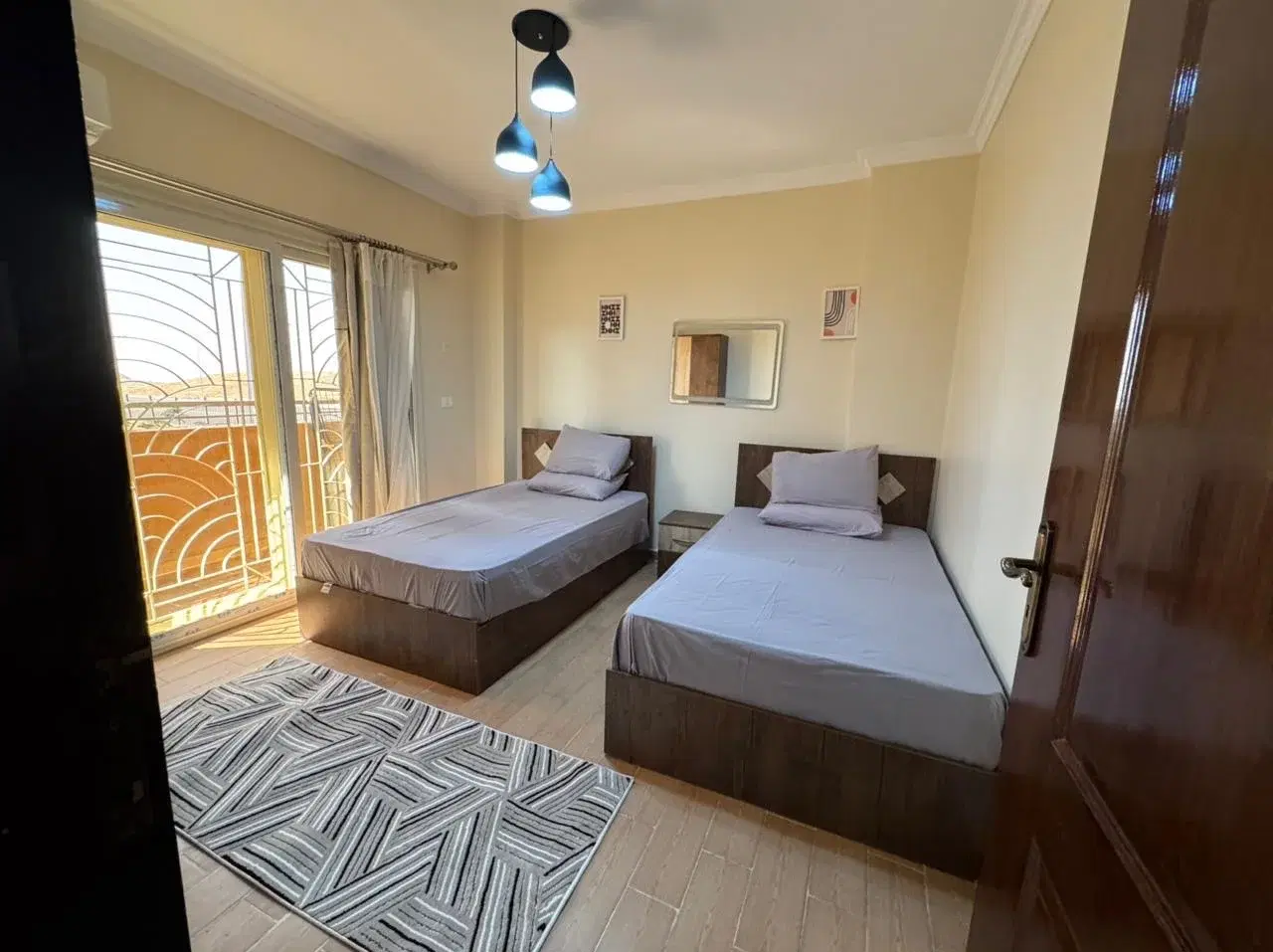 Apartment for rent in Dar Misr Al Qarnfel fully furnished and ready to move