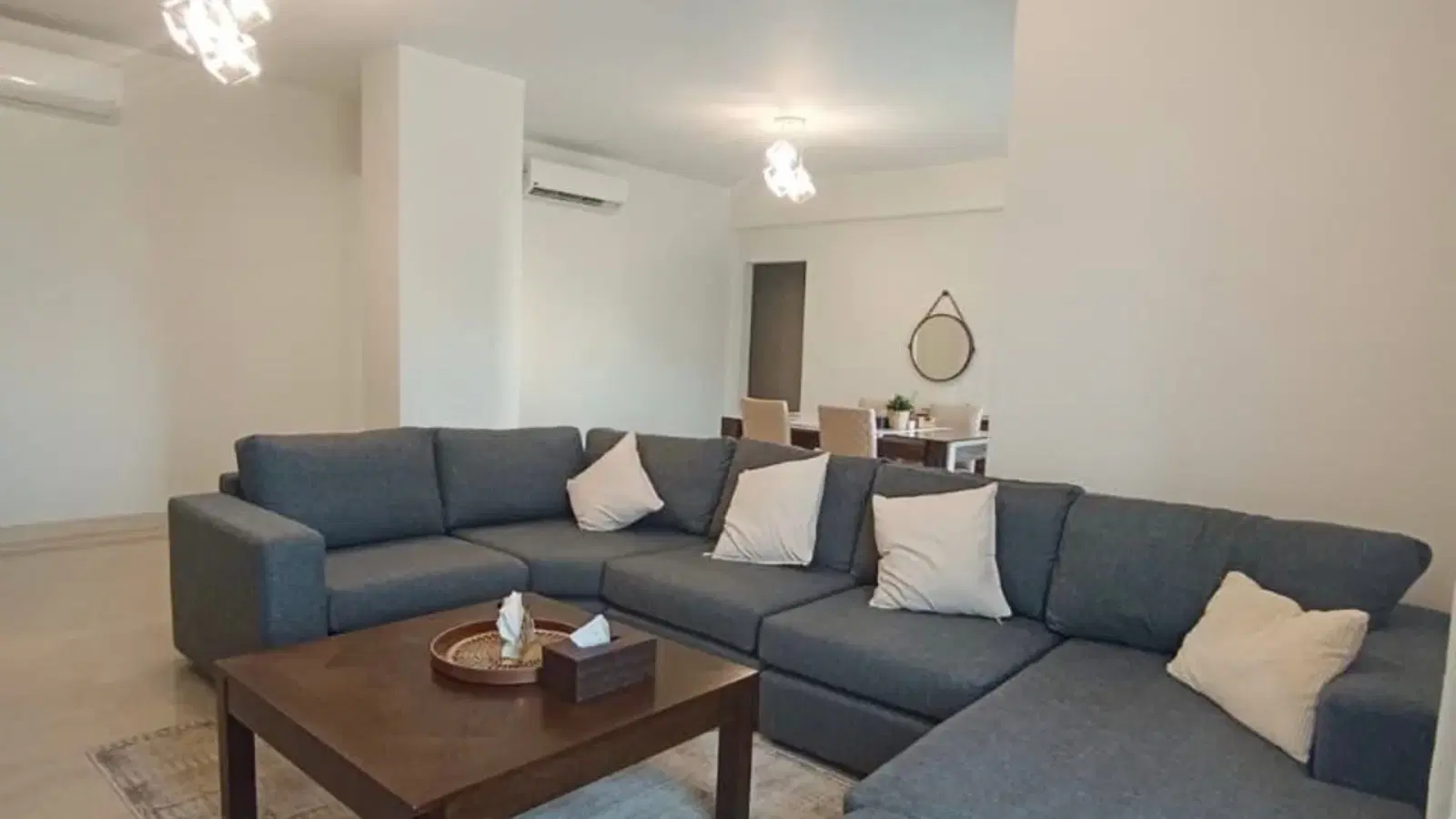 Furnished apartment for rent in Mivida Boulevard by Emaar with 4 bedrooms