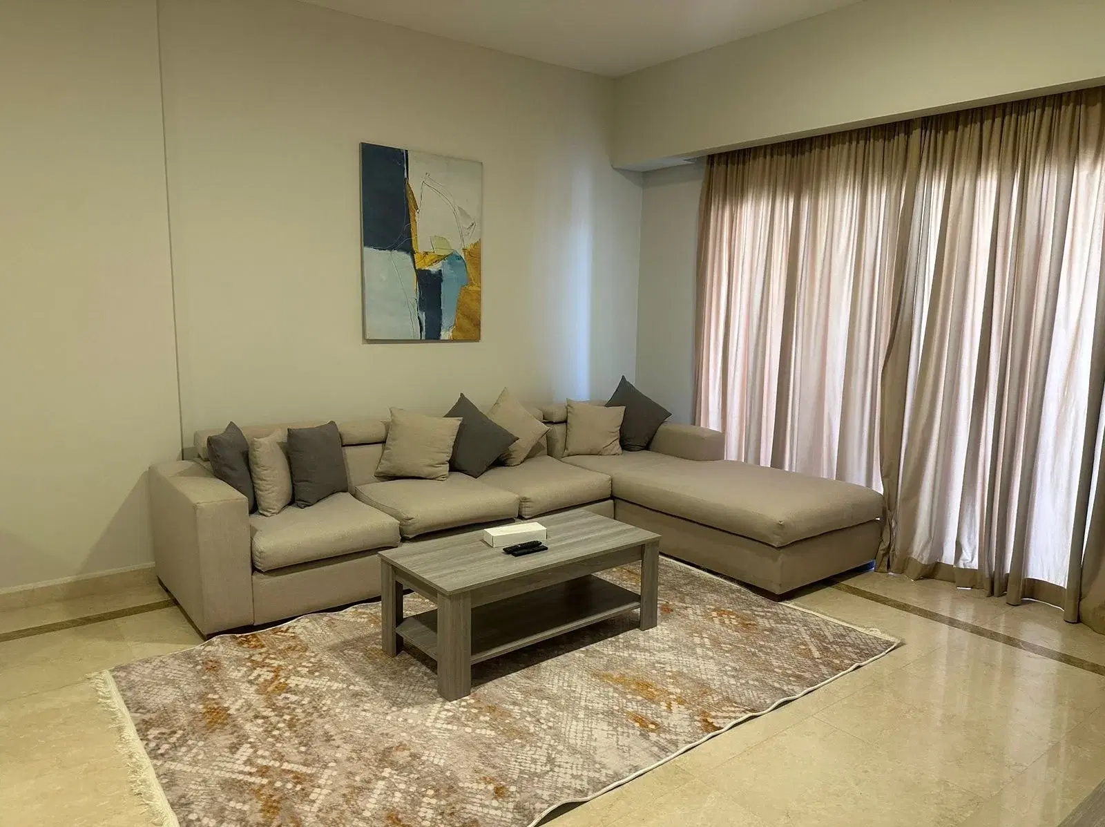 Furnished apartment for rent in Mivida by Emaar on the third floor