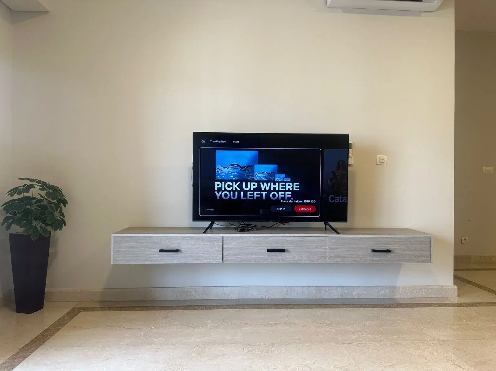 Furnished apartment for rent in Mivida by Emaar on the third floor