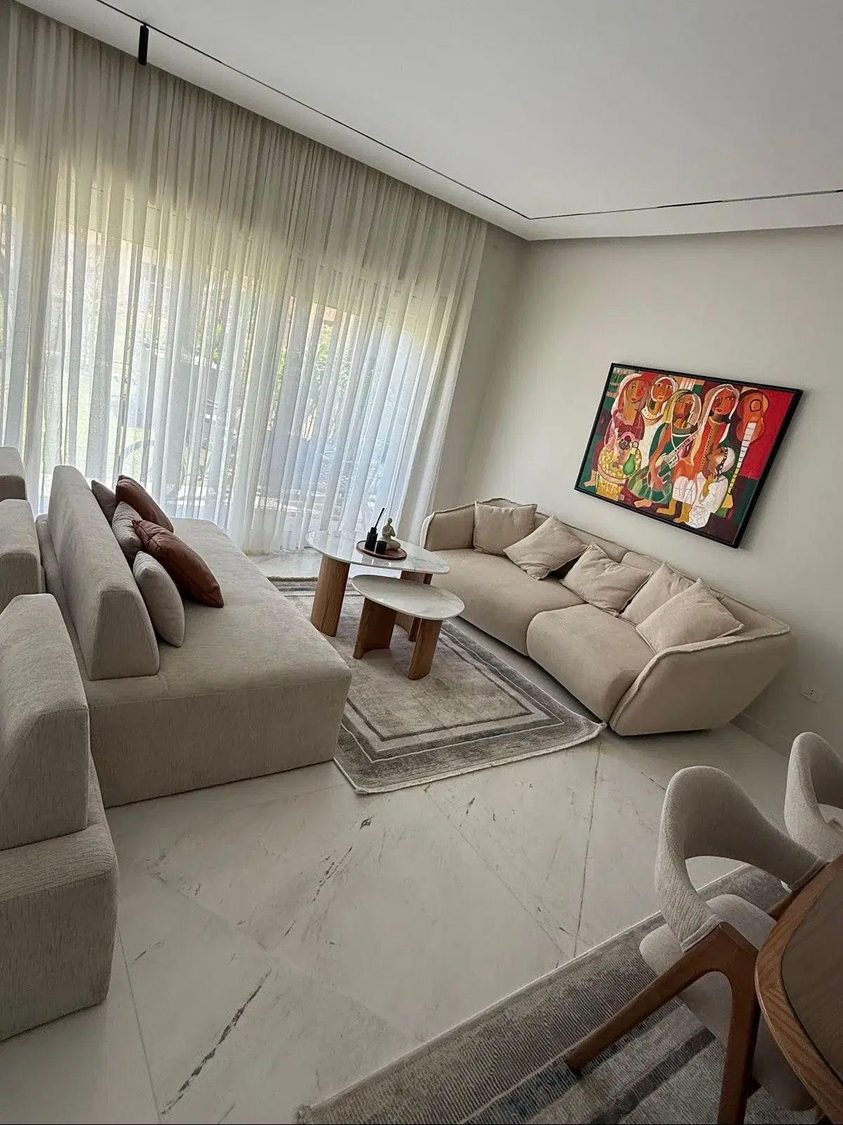 Fully furnished townhouse in Palm Hills The Crown with high-end finishing