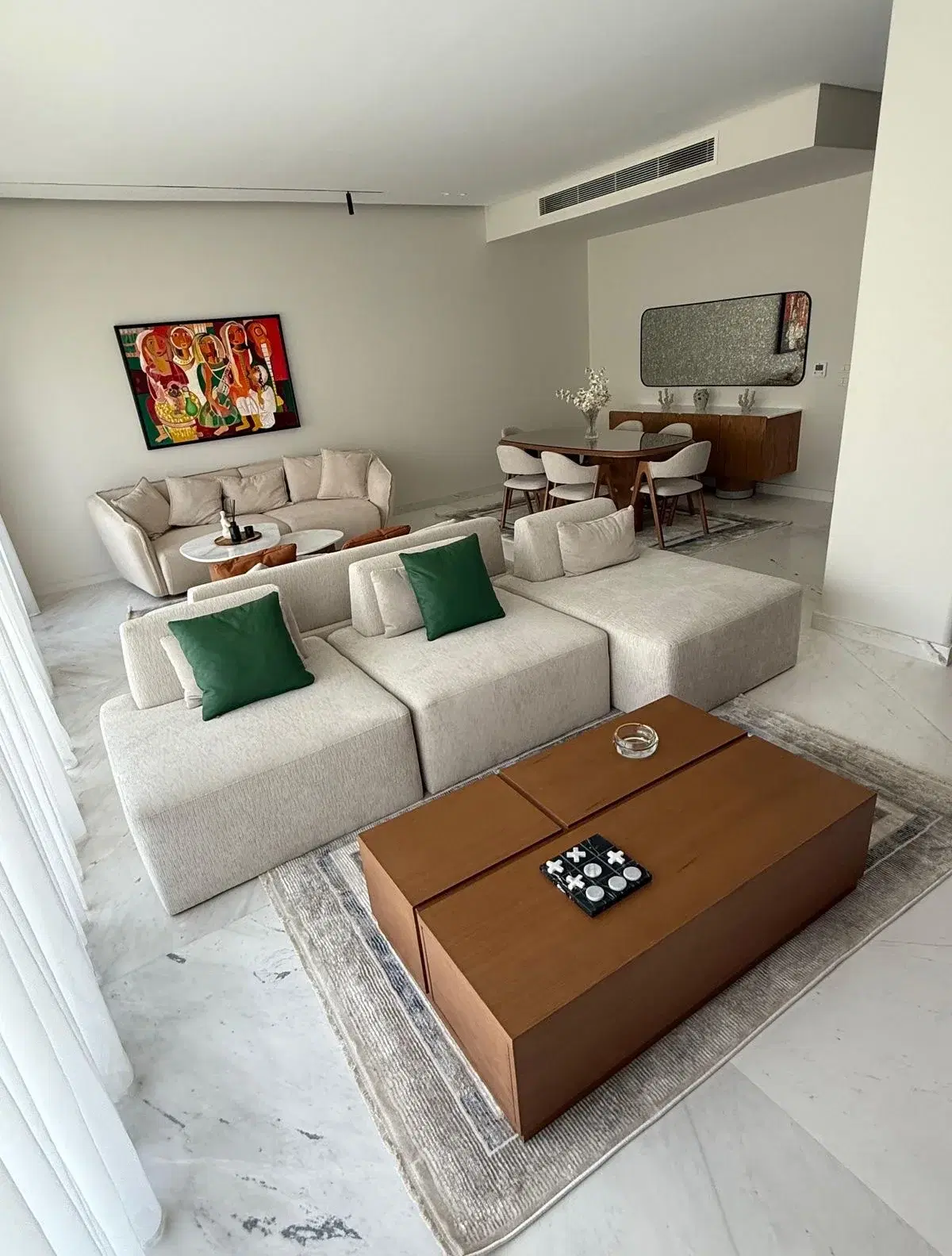 Fully furnished townhouse in Palm Hills The Crown with high-end finishing