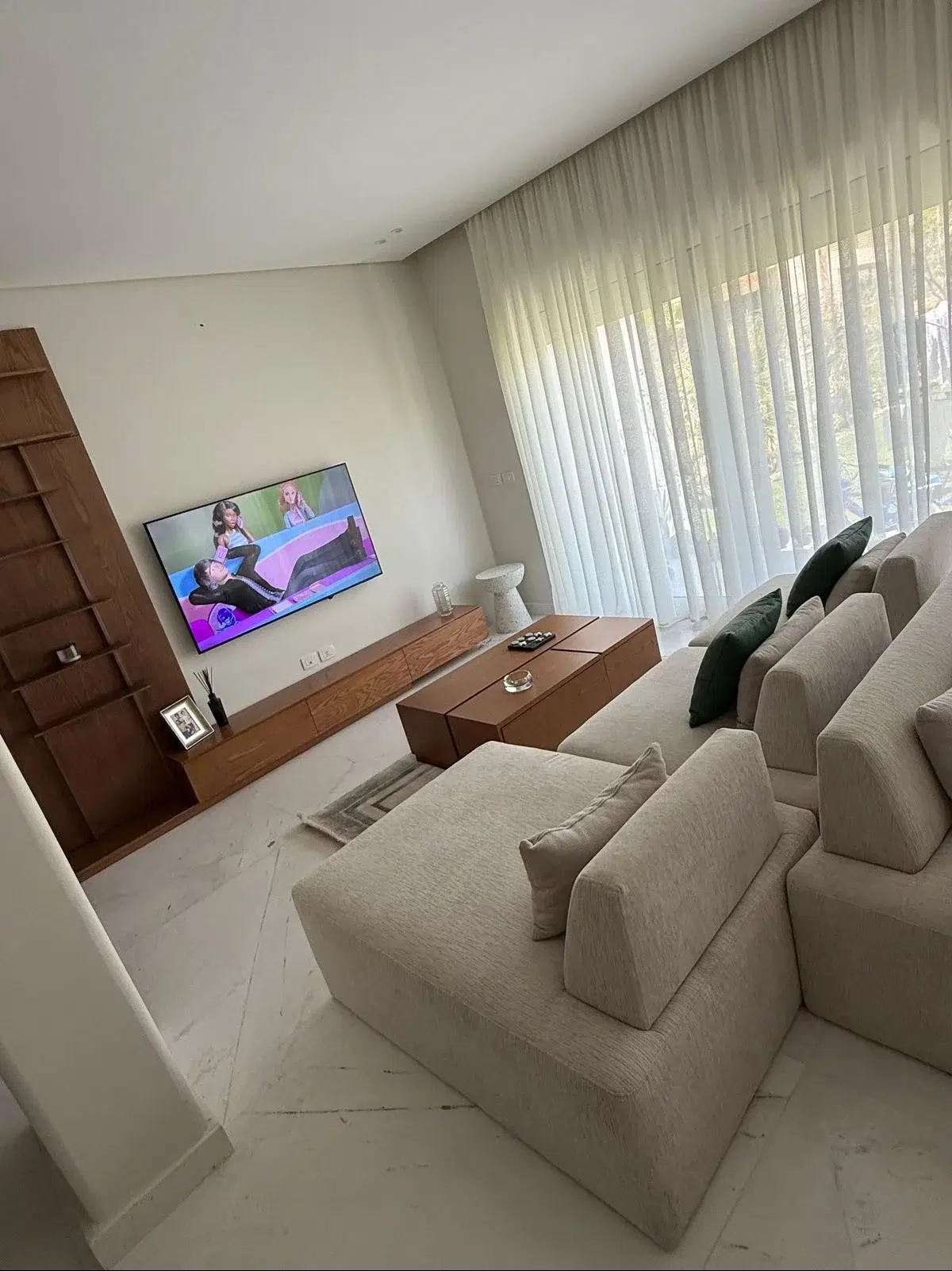 Fully furnished townhouse in Palm Hills The Crown with high-end finishing