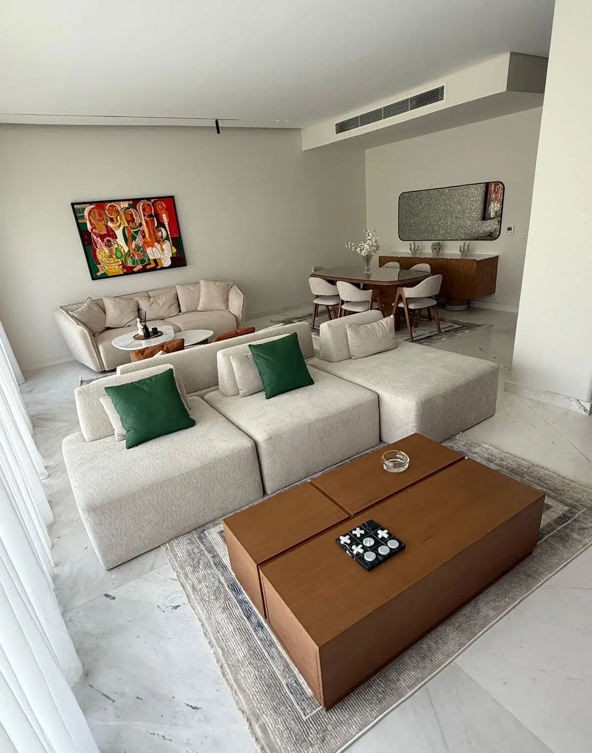 Fully furnished townhouse in Palm Hills The Crown with high-end finishing