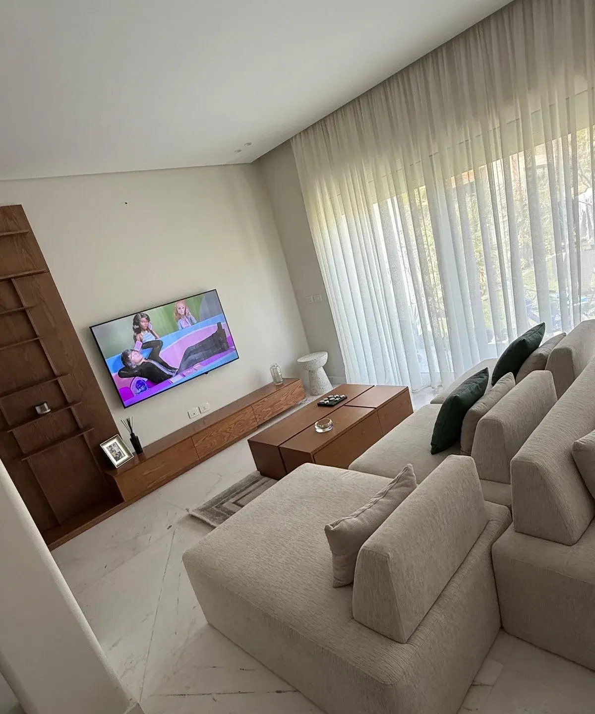 Fully furnished townhouse in Palm Hills The Crown with high-end finishing