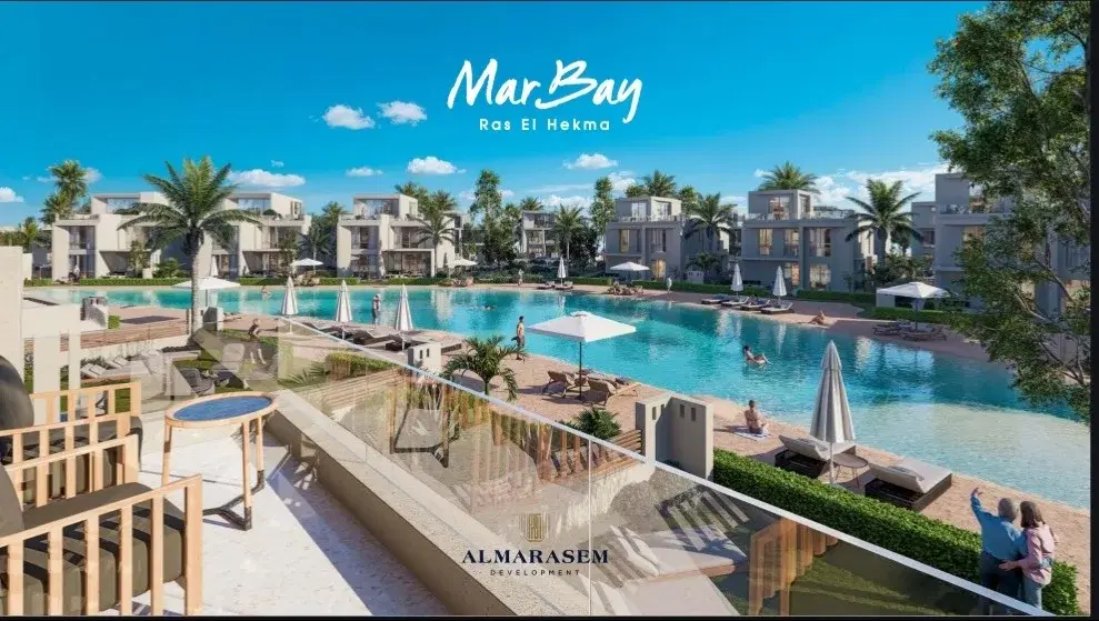 3-bed Chalet in Mar Bay Ras El Hekma — 128 sqm, Lagoon View