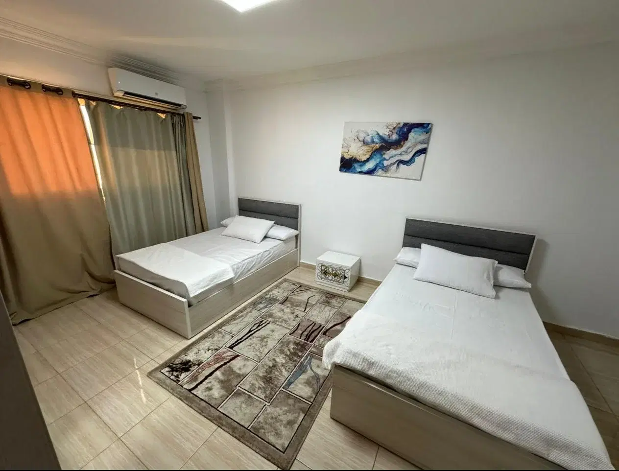 Elegant Furnished Apartment for Rent in Banafseg with Garden View