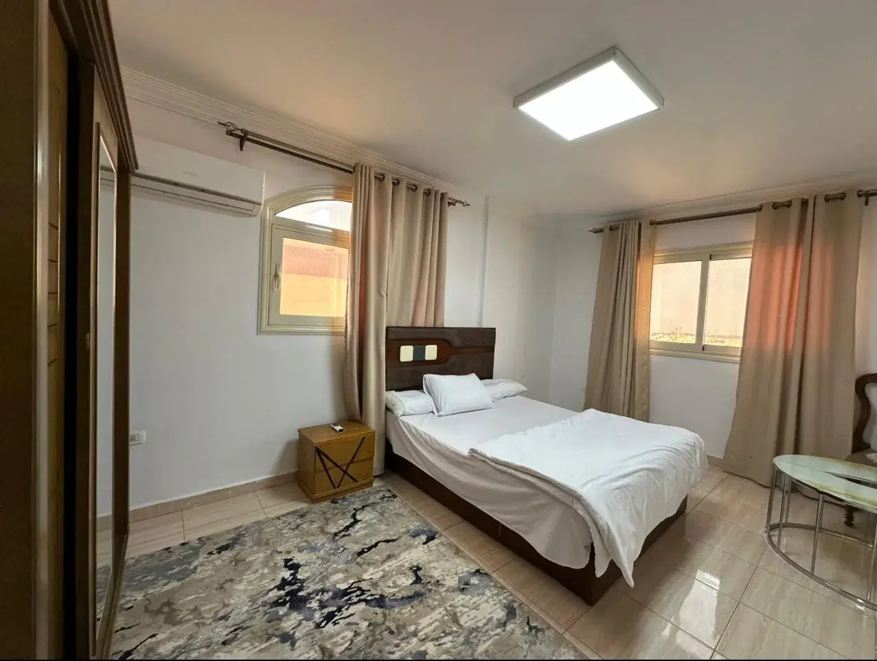 Elegant Furnished Apartment for Rent in Banafseg with Garden View