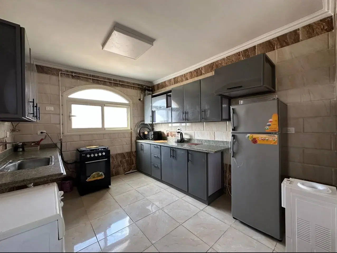 Elegant Furnished Apartment for Rent in Banafseg with Garden View
