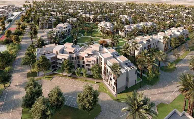 2-Bedroom Ground-Floor Apartment with 70 sqm Private Garden for Sale in The Estates Residence, New Zayed (SODIC)