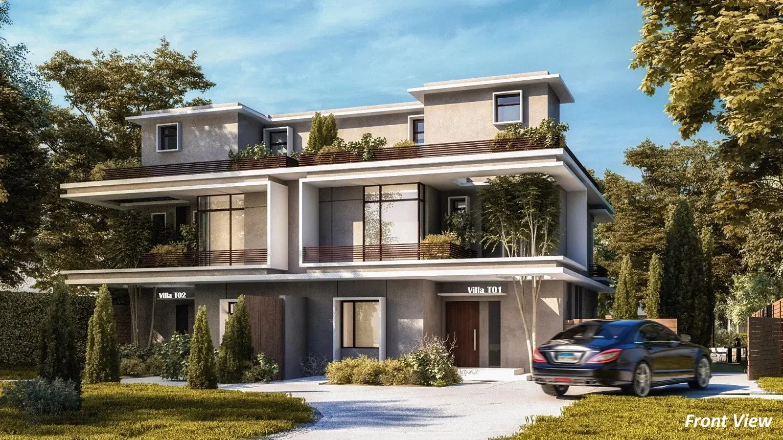Twinhouse for Sale in Il Bosco, New Administrative Capital — 4 Bedrooms | Misr Italia Properties