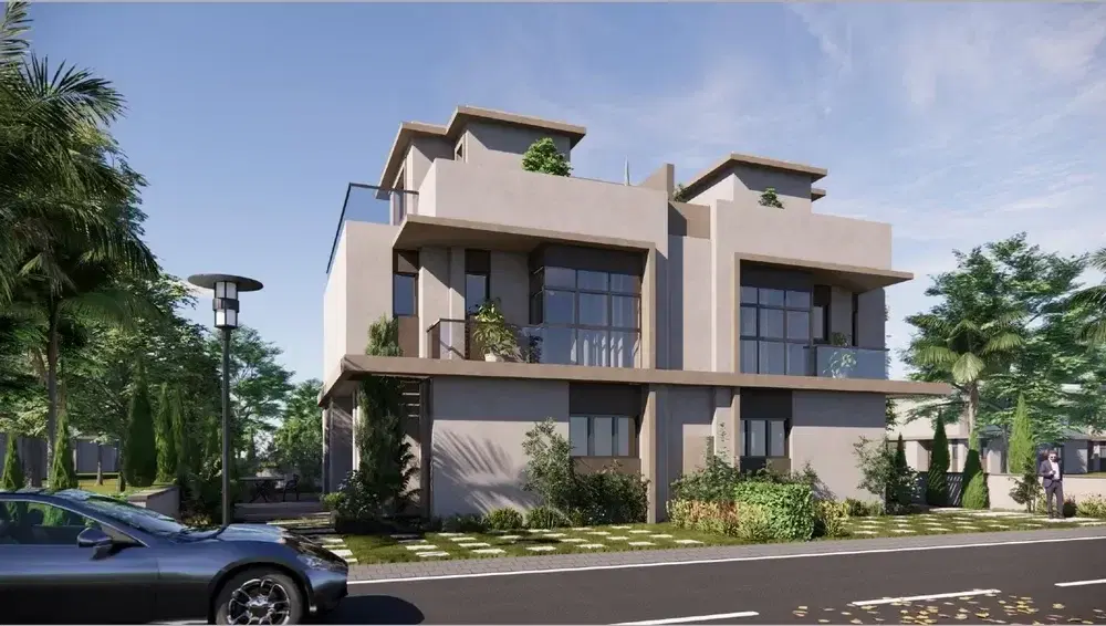 Twinhouse for Sale in Il Bosco, New Administrative Capital — 4 Bedrooms | Misr Italia Properties