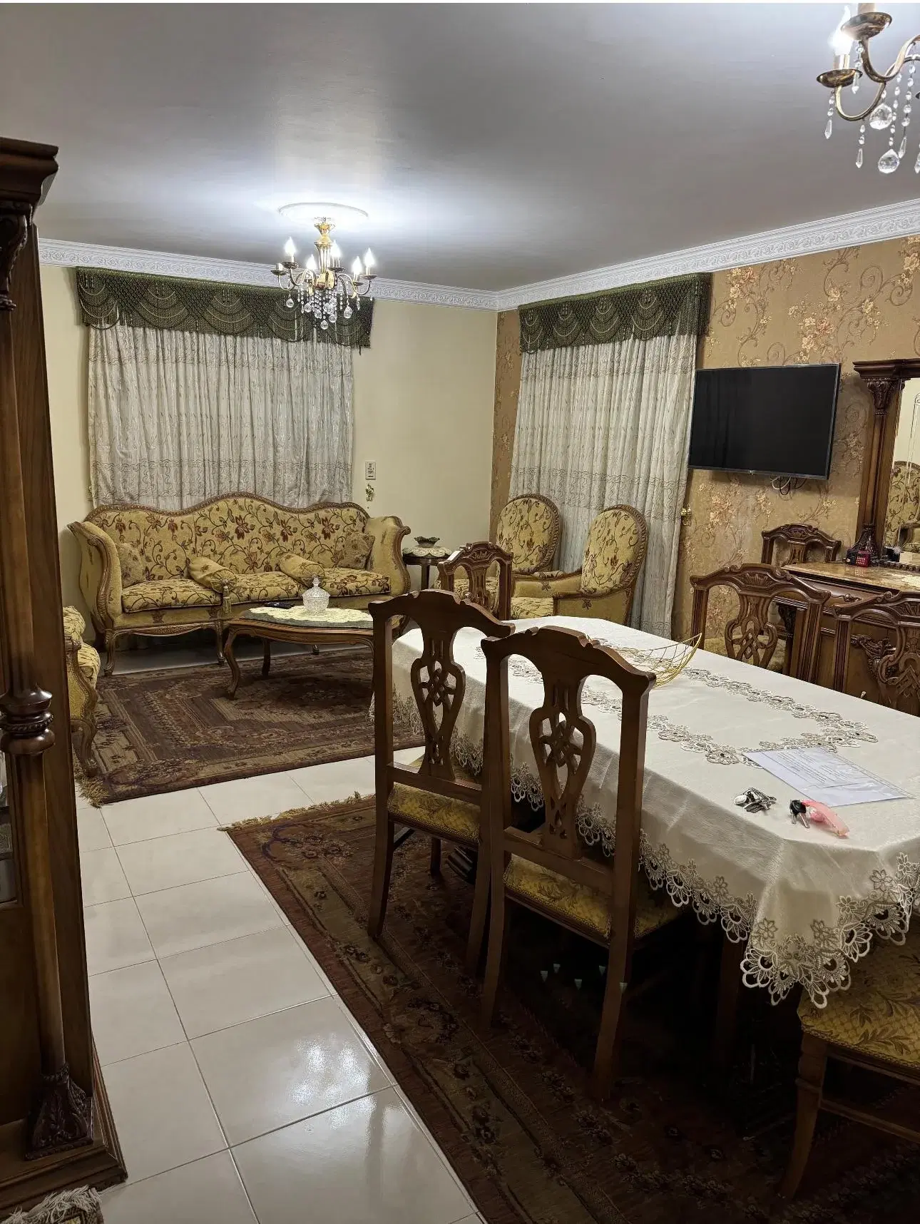 شقة غرفتين للبيع بمدينة الرحاب، القاهرة الجديدة (المرحلة الأولى — الدور الثالث) — تطوير طلعت مصطفى (TMG)