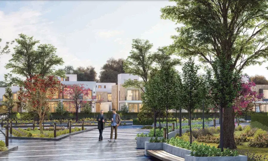 Semi-Finished 3-Bed Townhouse with Pool Access in Al Karma Gates, Sheikh Zayed