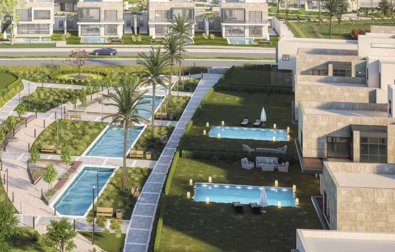 Semi-Finished 3-Bed Townhouse with Pool Access in Al Karma Gates, Sheikh Zayed