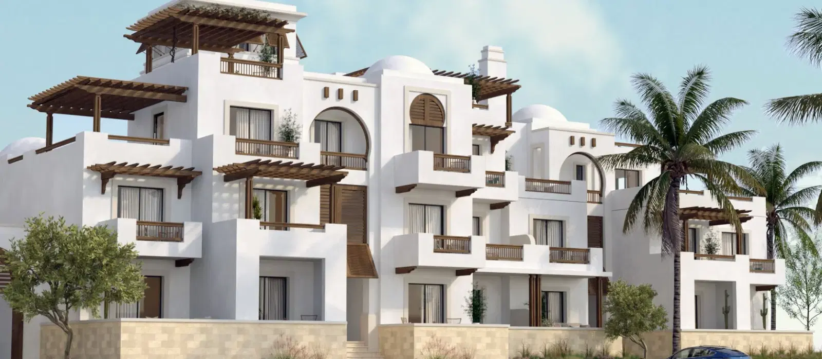 2-Bed Apartment with 29 m² Roof Terrace & Pool Access — Ancient Sands Golf Resort, El Gouna (Orascom Development)