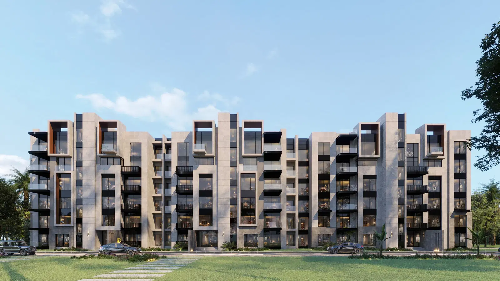 شقة أرضي غرفة نوم واحدة للبيع في كمبوند Orla Residence بالقاهرة الجديدة
