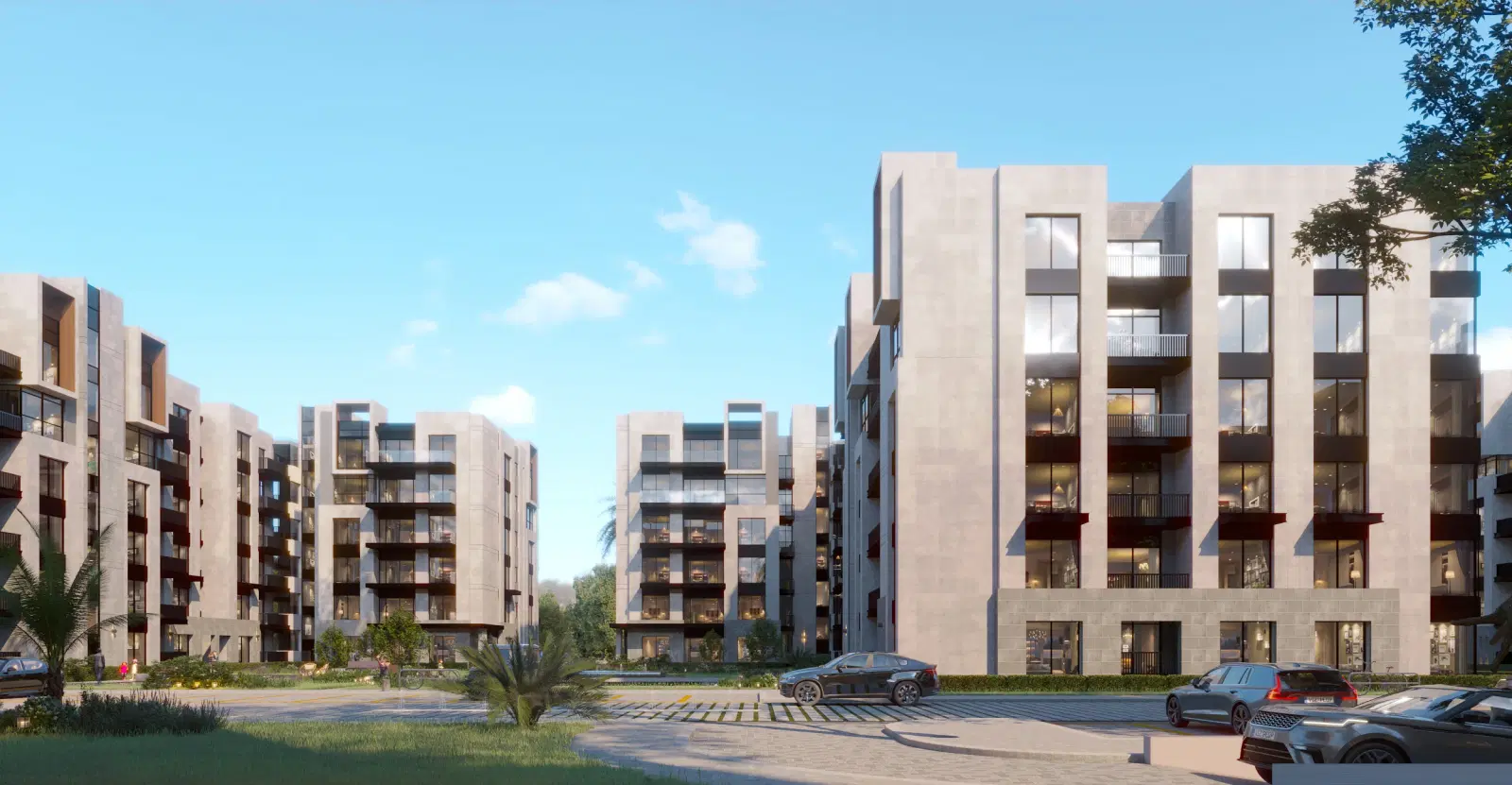 شقة أرضي غرفة نوم واحدة للبيع في كمبوند Orla Residence بالقاهرة الجديدة