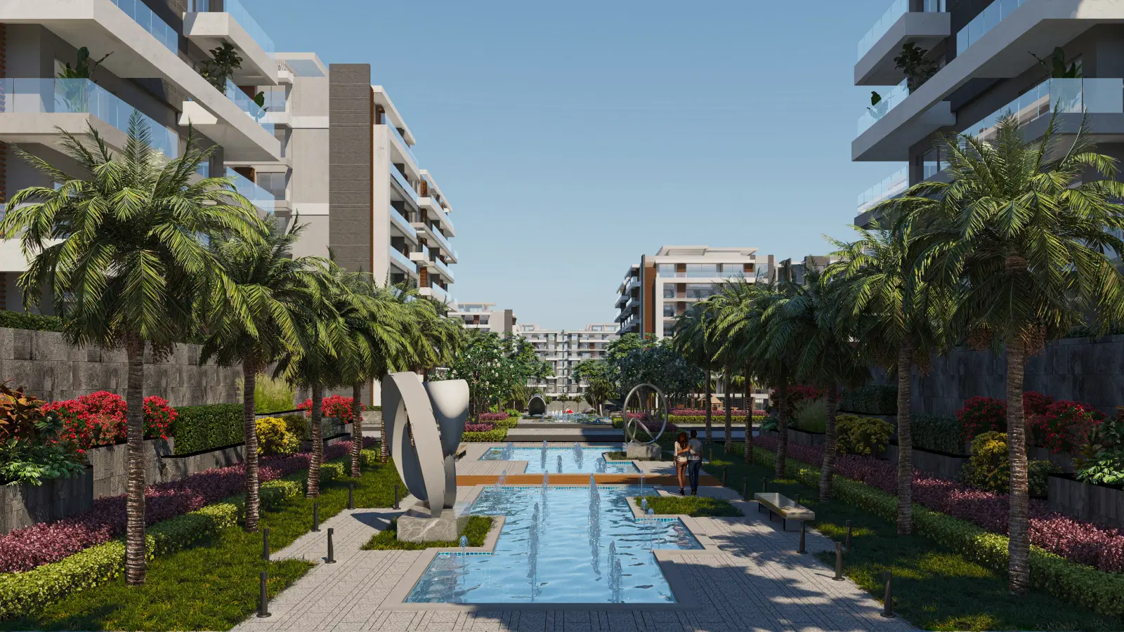 شقة 3 غرف للبيع في كمبوند Patio Vida (المرحلة 1) — 182 م²