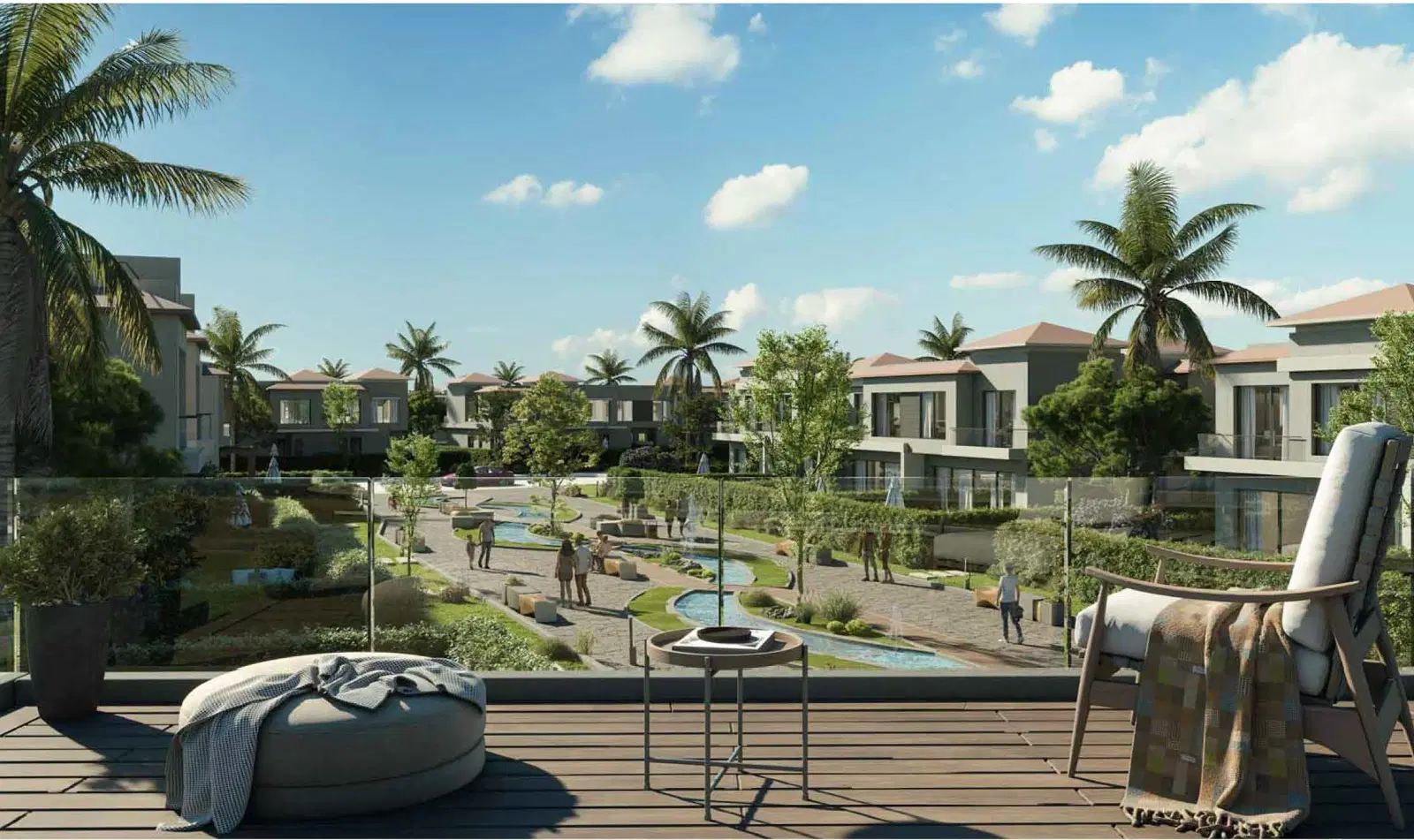 تاون هاوس 3 غرف للبيع في بادية (October Gardens) — Palm Hills Developments
