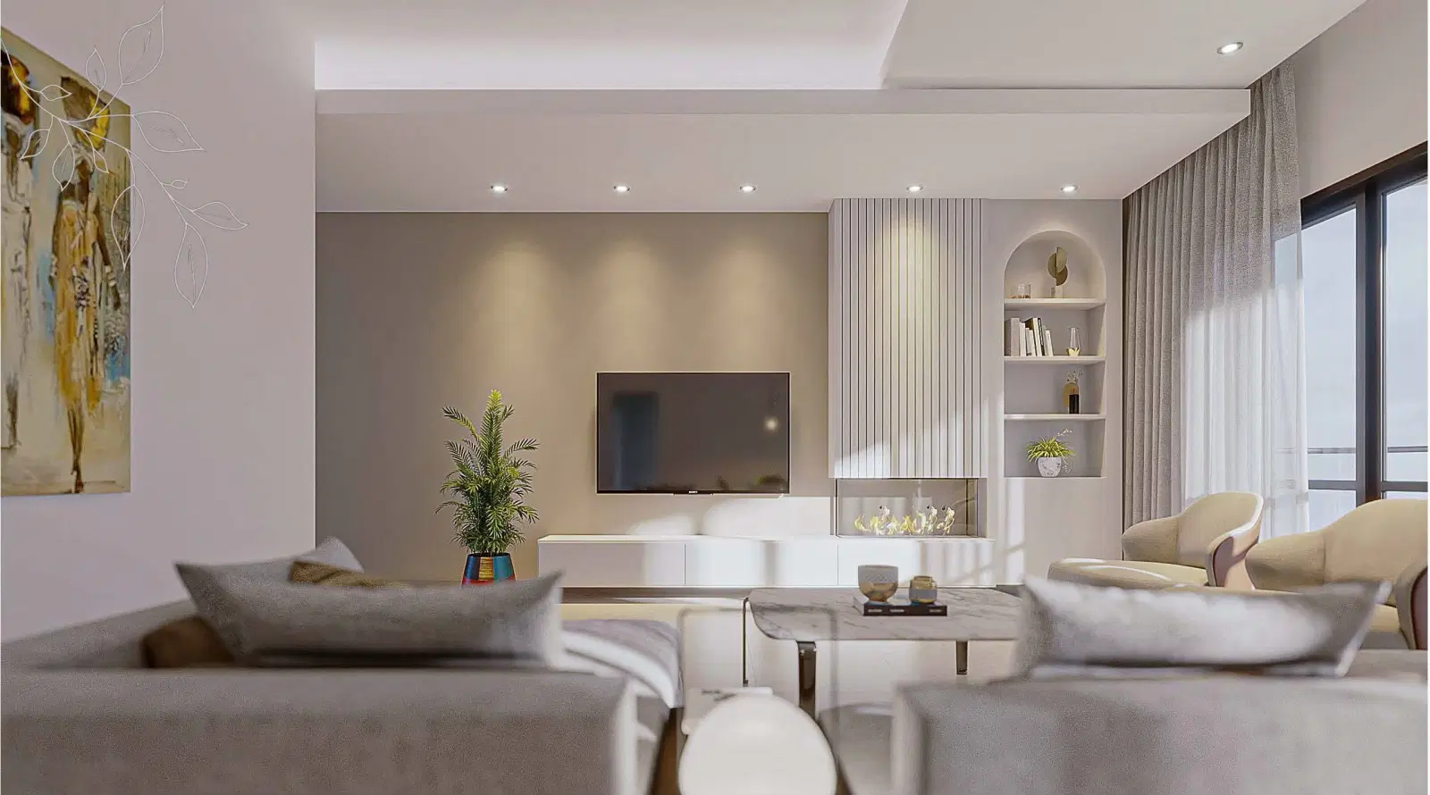 1-Bedroom Apartment for Sale in Cleo Water Residence, Palm Hills New Cairo — Palm Hills Developments