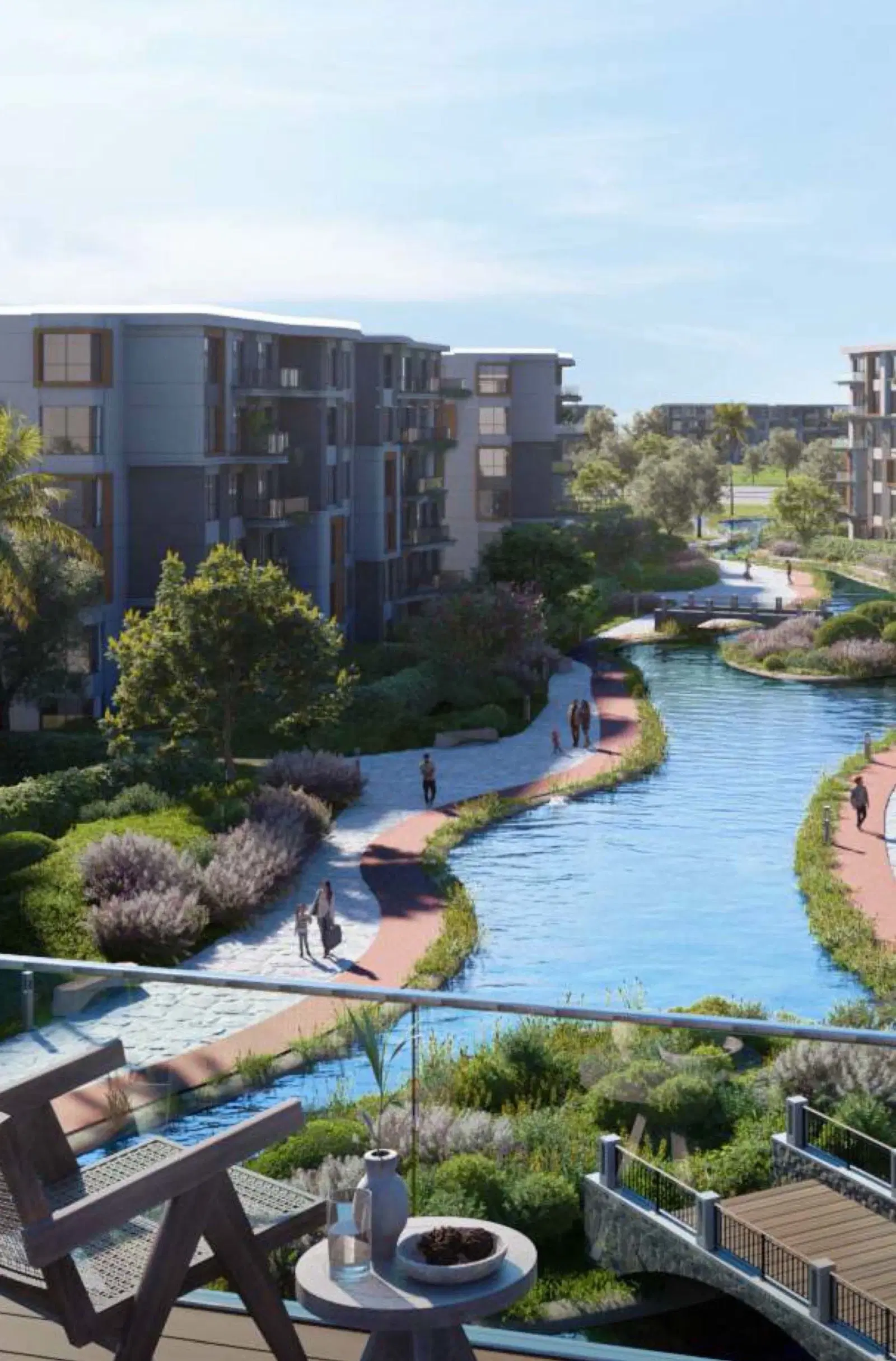 1-Bedroom Apartment for Sale in Cleo Water Residence, Palm Hills New Cairo — Palm Hills Developments