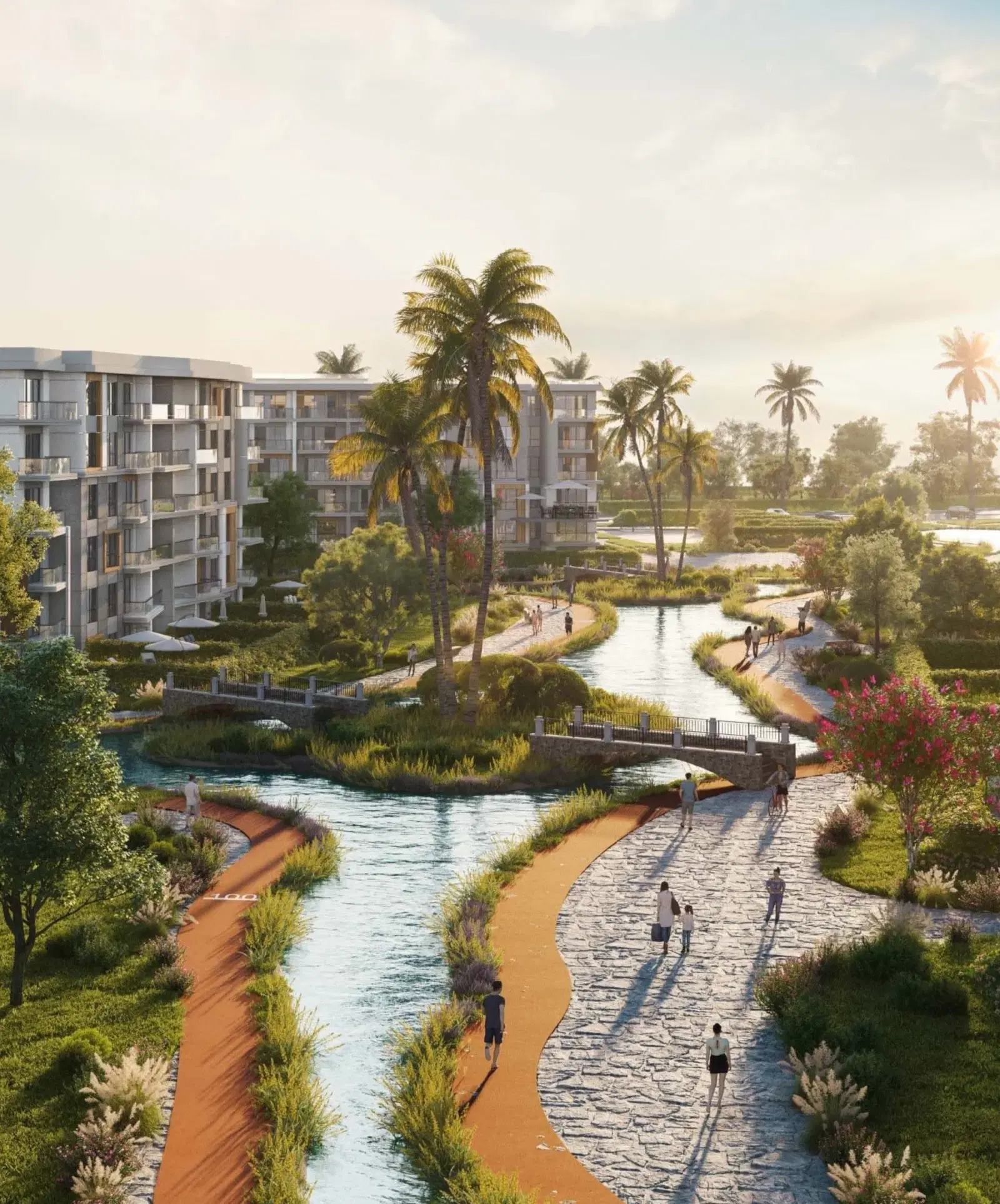 1-Bedroom Apartment for Sale in Cleo Water Residence, Palm Hills New Cairo — Palm Hills Developments
