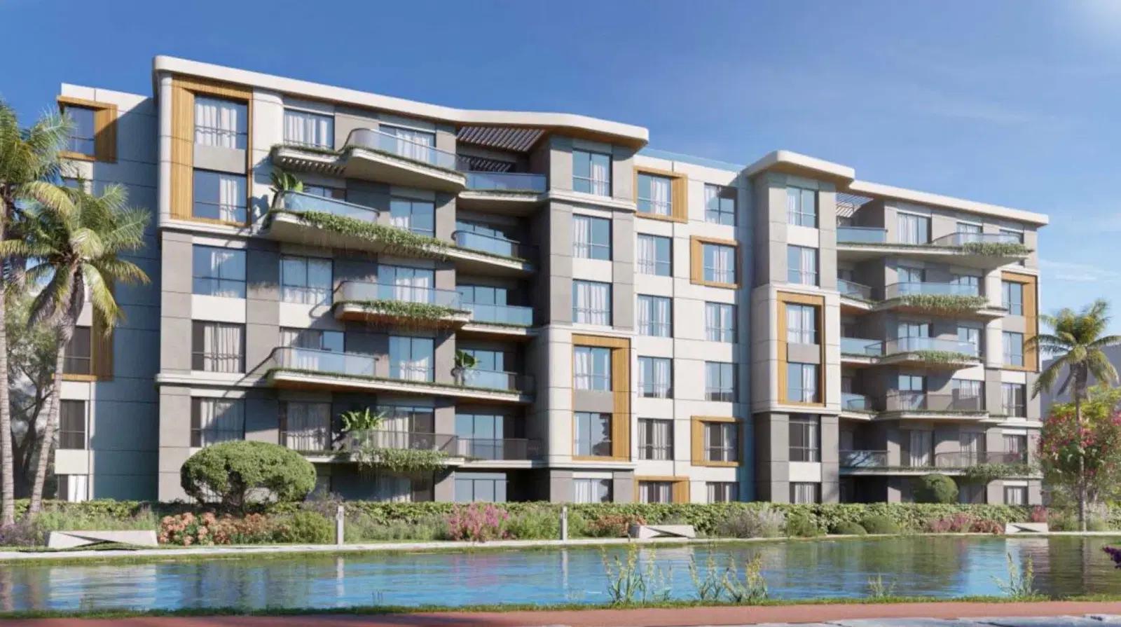 1-Bedroom Apartment for Sale in Cleo Water Residence, Palm Hills New Cairo — Palm Hills Developments