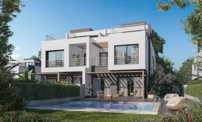 Spacious Twinhouse for Sale in Palm Hills New Cairo - 3 Bedrooms by Palm Hills Developments