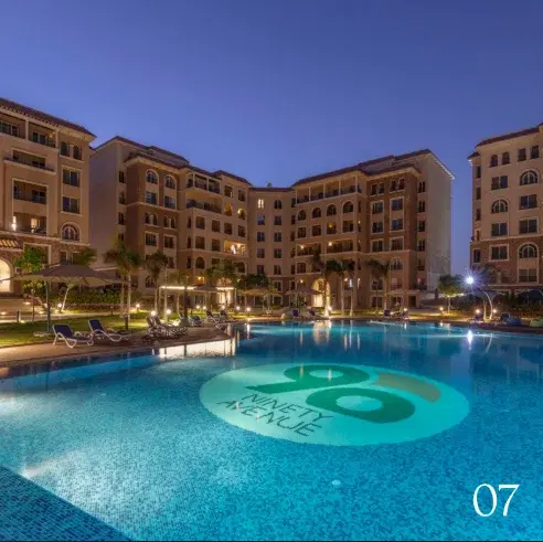 شقة واسعة مكونة من 3 غرف نوم للبيع في مشروع سيرنتي 90 أفينيو من شركة تبارك للتطوير العقاري