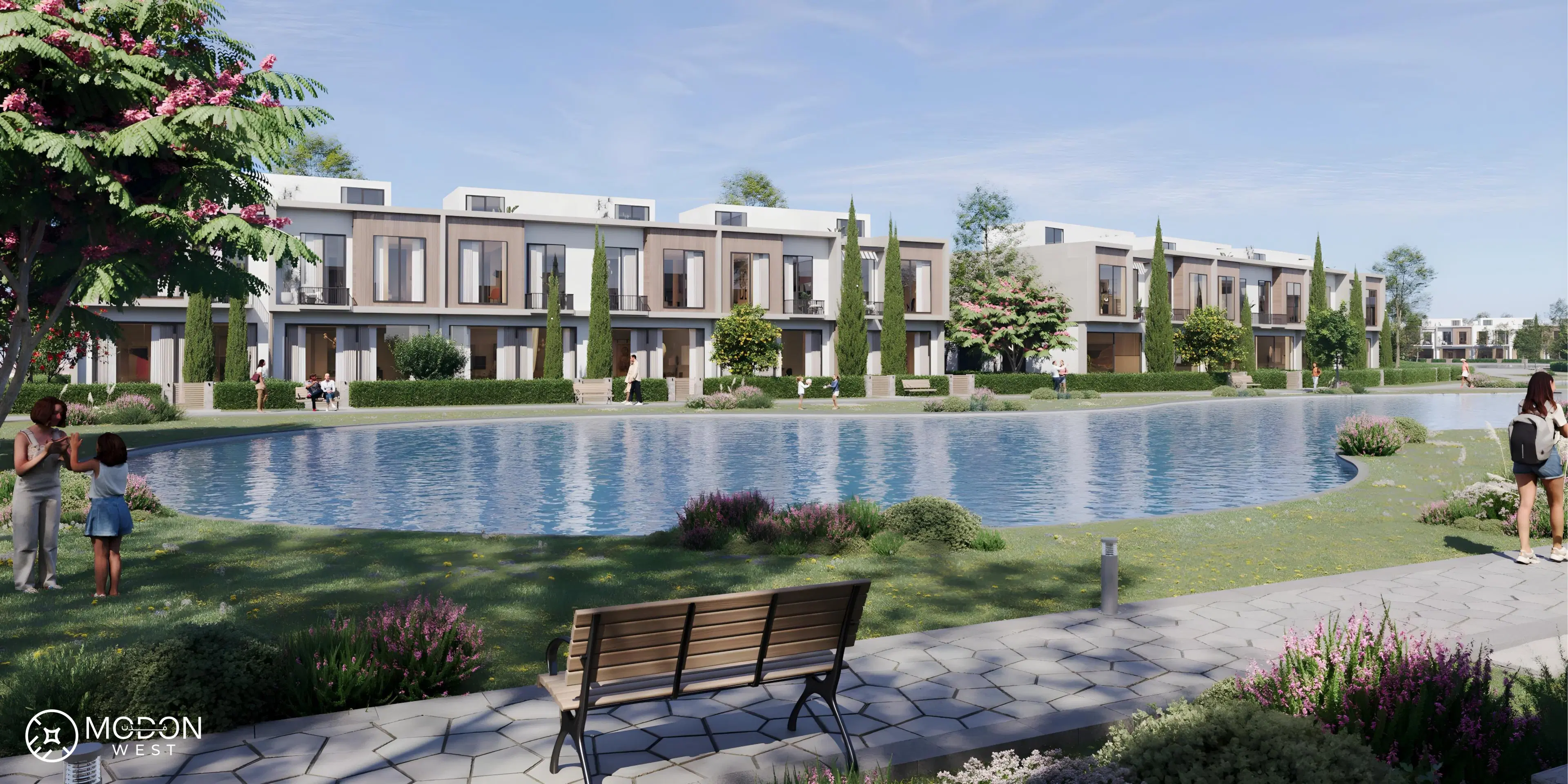 Spacious Twinhouse for Sale in Villagio, 4 Bedrooms, 6th of October City by Modon Egypt