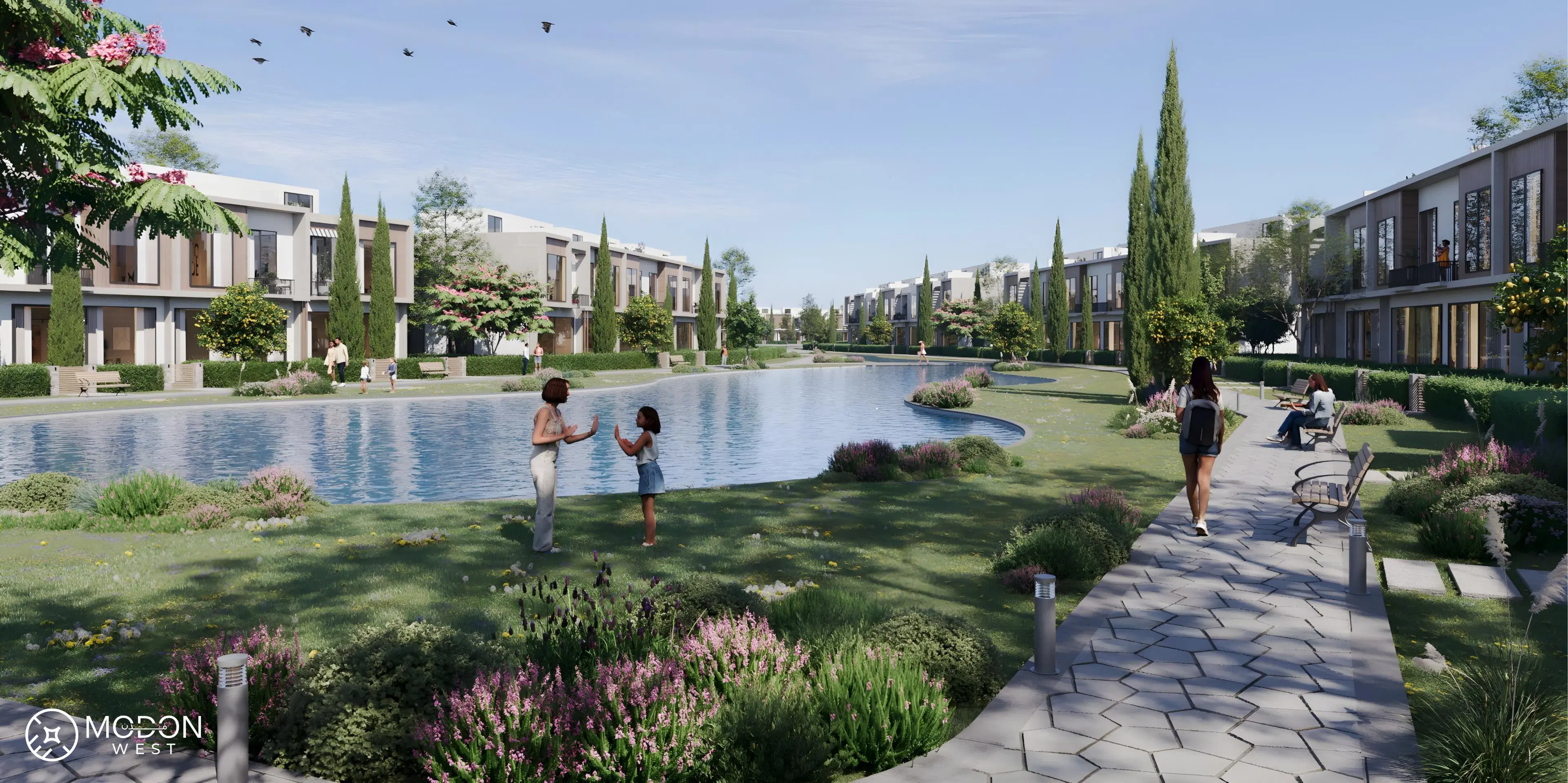 Spacious Twinhouse for Sale in Villagio, 4 Bedrooms, 6th of October City by Modon Egypt