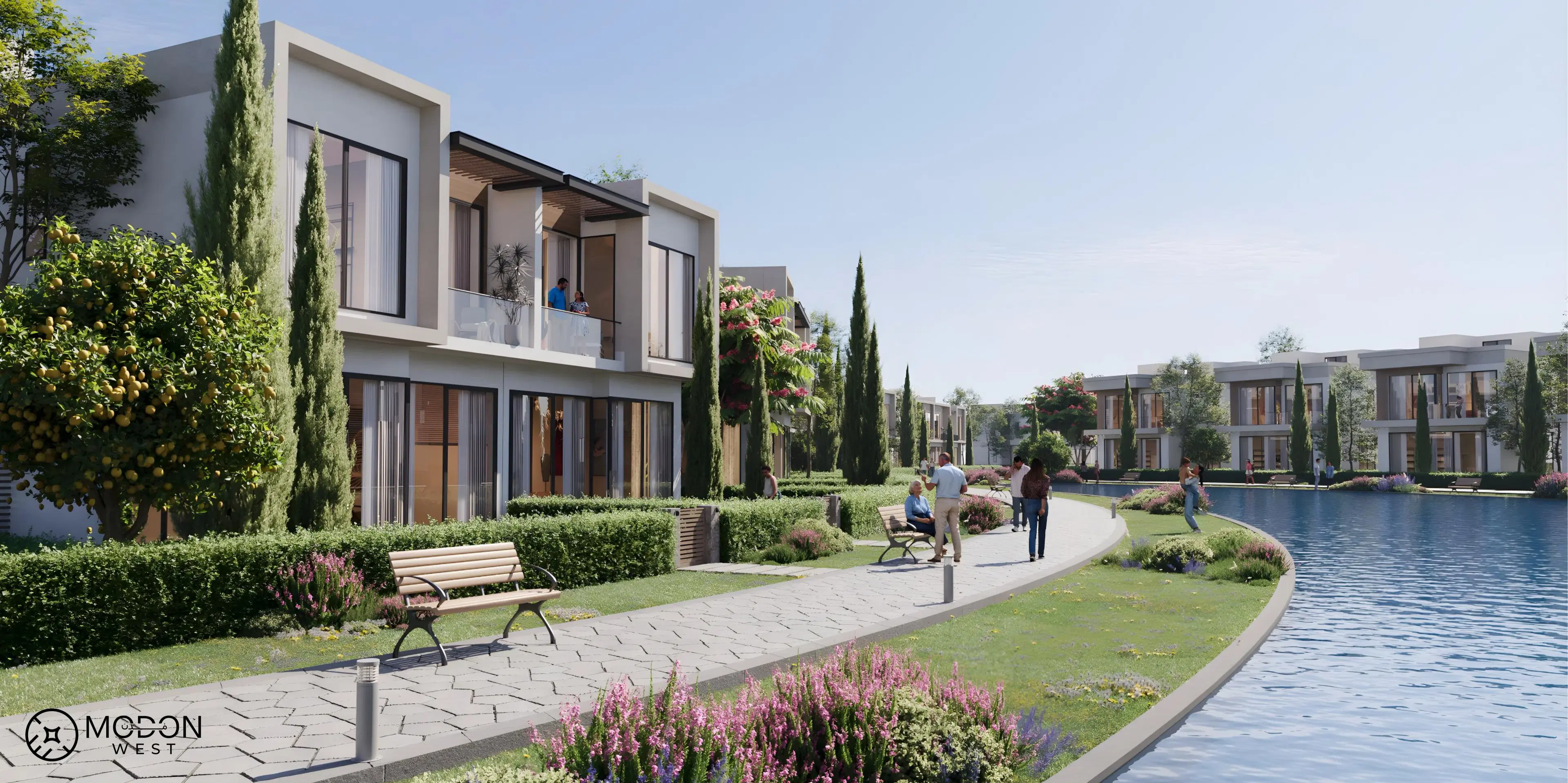 Stunning Twinhouse for Sale in Villagio, 6th of October City by Modon Egypt
