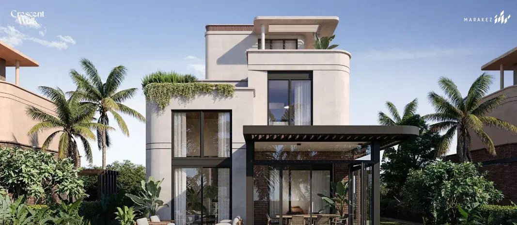 Villa for Sale in Crescent Walk, 5 Bedrooms, 6th Settlement by Marakez