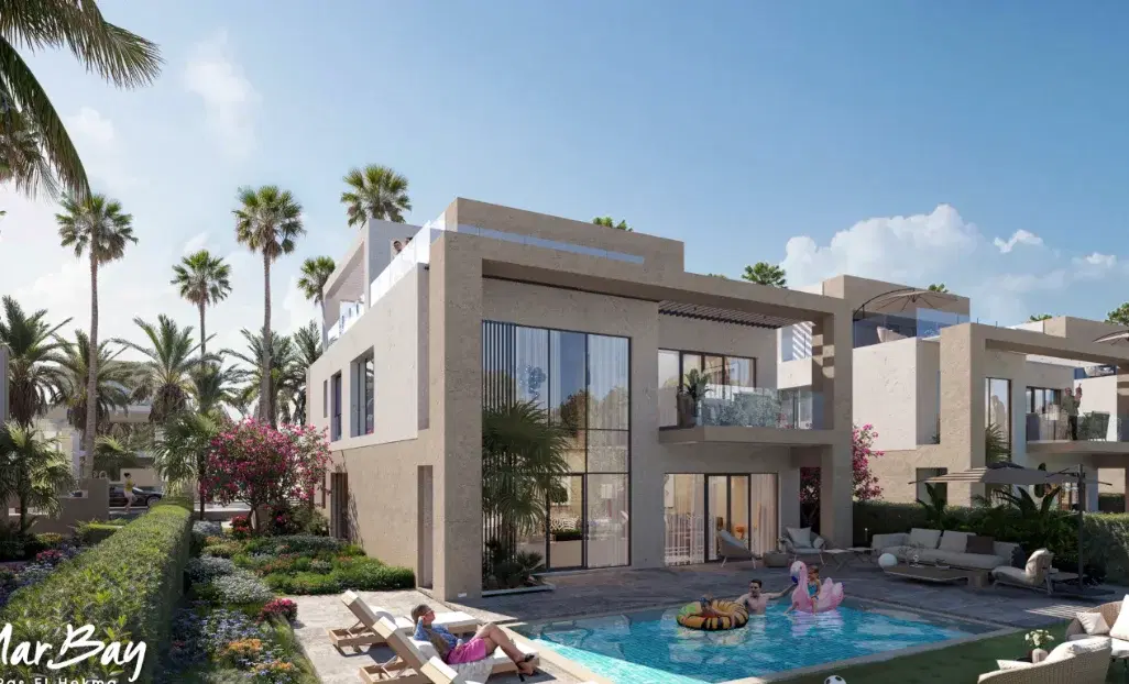 Stunning Townhouse for Sale in Mar Bay - Ras El Hekma with 3 Bedrooms by Al Marasem Development